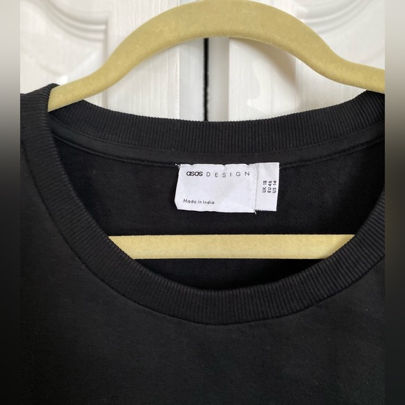 ASOS embroidered puff sleeves sweater dress - Picture 3 of 3